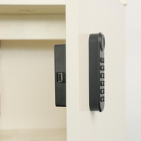 Serrure de meuble intelligente en alliage de zinc à prix d'usine, avec clavier à boutons, sans clé, numérique, pour l'organisation des tiroirs