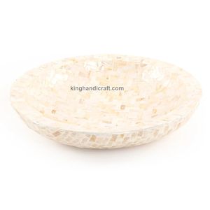 ถาดเสิร์ฟไม้สไตล์โบฮีเมียน ประดับมุก ดีไซน์ยืดหยุ่น สำหรับรอมฎอน อีด มูบารัค |   จานอาหารทำมือสำหรับของว่างอินทผลัม - Product Image 2