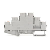 Bloc de bornes à pression 3 niveaux PT2.5 3PV 2,5 mm² 14 AWG, distributeur de potentiel, connecteur de câble sur rail DIN