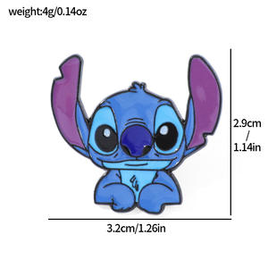 Großhandel Cartoon genäht Metall Abzeichen Herstellung Metall Anime Emaille Pins Fabrik Anstecknadeln benutzer definierte Emaille Pin für Werbezwecke - Product Image 2