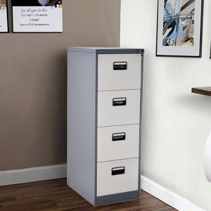 Armoire de rangement métallique pour salle de bain avec tiroirs, armoire à 4 tiroirs - Product Image 1