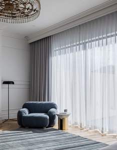 <span class=keywords><strong>Cortinas</strong></span> opacas personalizadas para dormitorio <span class=keywords><strong>y</strong></span> sala de estar, tela de seda beige sólida con <span class=keywords><strong>cortinas</strong></span> de ventana de cuerda manual en apagones - Product Image 2