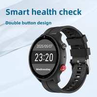 Reloj Inteligente Más Vendido para Personas Mayores, Presión Arterial, Frecuencia Cardíaca, Temperatura Corporal, Posicionamiento GPS, Llamada Automática de Emergencia