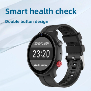 Montre connectée la plus vendue pour les personnes âgées, mesure de la pression artérielle, fréquence cardiaque, température corporelle, positionnement GPS, détection automatique de chute, appel d'urgence - Product Image 1