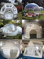 Dôme transparent pour l'extérieur, tente bulle gonflable de luxe, chambre d'hôtel