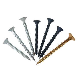 Vis à gypse noire 1022, 1 pouce, filetage fin, pour l'installation de cloisons sèches en gypse, vis à gypse pour perceuse, provenant d'une usine chinoise - Product Image 1