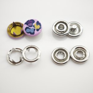 Broches <span class=keywords><strong>de</strong></span> <span class=keywords><strong>Presión</strong></span> Personalizados con Estampado <span class=keywords><strong>de</strong></span> Leopardo Rosa, Sin Níquel, <span class=keywords><strong>de</strong></span> 5 Partes, para Ropa - Product Image 5