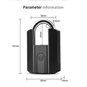 IP67 không thấm nước sinh trắc học Ổ Khóa vân tay ổ khóa ttlock App ngón tay điện tử in ổ khóa với chìa khóa cơ khí - Product Image 2