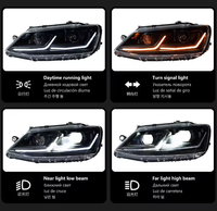 AURON 2012-2018 Jetta MK6 Phare avant LED à faisceau bas, neuf, directement d'usine, 12V 36W 6000 lm 6000K, ajustement universel