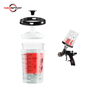 Phụ kiện sửa chữa thân xe 600ml pistola de pintar và cốc sơn với chất lượng cao nhất để sơn - Product Image 5