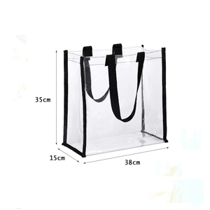 Bolso de mano de PVC transparente de verano, uso diario, impermeable, bandolera, tela de mensajero, almacenamiento, pantalla de letras, bolsa de compras transparente, regalos - Product Image 6