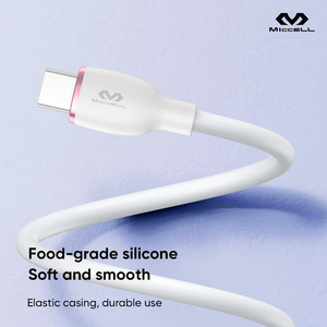 Miccell PD 60W loại C Cáp sạc nhanh Silicone Tipo C một Tipo C Cáp sạc nhanh cho Samsung Note 10 - Product Image 4