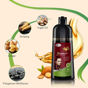 Tinte para el Cabello 3 en 1 con Aceite de Argán, Marca Privada Personalizada, Color Permanente, Cubre las Raíces Grises, <span class=keywords><strong>Sin</strong></span> Amoníaco, 400 ml, Larga Duración - Product Image 4