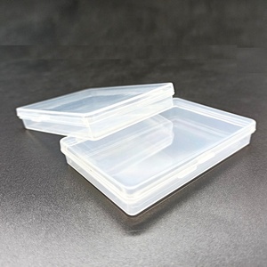 Hot-người bán rõ ràng nhựa lưu trữ container Box cho hình chữ nhật PP bin với nắp có bản lề - Product Image 5