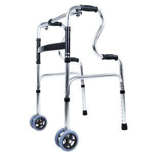 Aluminum Alloy Walking Aid Height Adjustable Lightweight Durable Walker For Mobility Support - Product Image 2