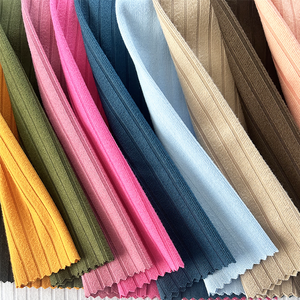 新デザイン 快適ストレッチニット 93%ポリエステル 7%スパンデックス 8*3リブ 無地生地 女の子 男の子 Tシャツ 下着 ワンピース パジャマ ナイトガウン用 - Product Image 4