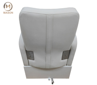 Fauteuils de pédicure de luxe élégants et confortables Mason avec système de jets sans tuyauterie, siège inclinable massant et fonction douche, mobilier de salon de manucure et spa