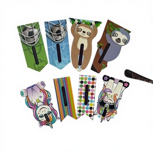 <span class=keywords><strong>Marque</strong></span>-<span class=keywords><strong>page</strong></span> magnétique en papier <span class=keywords><strong>à</strong></span> motif de dessin animé mignon, clip de livre, cadeau pour enfants, outil de lecture pour mariage, bureau et école - Product Image 2