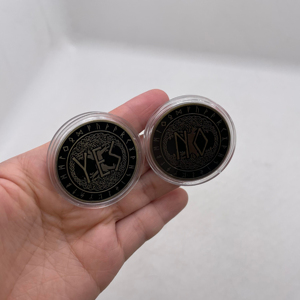 Moneda <span class=keywords><strong>de</strong></span> la Decisión Sí o No, con Runa Antigua Nórdica, Tablero <span class=keywords><strong>de</strong></span> Espíritus Gótico, Ojo que Todo lo Ve, Ángel <span class=keywords><strong>de</strong></span> la Muerte, Moneda <span class=keywords><strong>de</strong></span> <span class=keywords><strong>Oro</strong></span> para Regalo <span class=keywords><strong>de</strong></span> Recuerdo, Venta al <span class=keywords><strong>por</strong></span> Mayor - Product Image 6