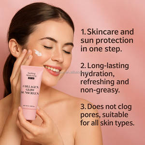 Protector Solar con Colágeno y Péptidos, Niacinamida y Ceramidas, <span class=keywords><strong>SPF</strong></span> <span class=keywords><strong>50</strong></span>, Antienvejecimiento, Iluminador Facial, Protección Diaria - Product Image 6