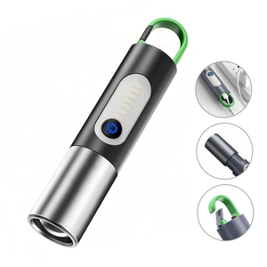 Loại-C có thể sạc lại 15 Wát P50 LED chiến thuật đèn pin | Trắng Laser <span class=keywords><strong>Torch</strong></span> với <span class=keywords><strong>zoom</strong></span> & đèn lồng chế độ cho trường hợp khẩn cấp và chiến thuật sử dụng - Product Image 2