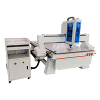 Router CNC para trabajar la madera con 3 ejes, husillo de 4.5kw, mesa de vacío automática, NC Studio, Mach3, motor paso a paso de engranajes, para fabricación de muebles, modelo 1325