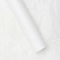 Papier d'emballage pour fleurs de couleur unie, style coréen, papier artistique, impression personnalisée avec revêtement OPP et cire pour cadeaux floraux