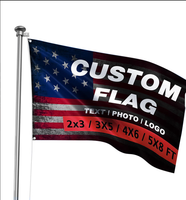 Drapeaux d'extérieur en polyester écologiques personnalisés à prix de gros, drapeaux nationaux, designs personnalisés, n'importe quel logo numérique