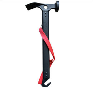 Marteau en alliage d'aluminium 23,5x2,6x1,5 noir, extracteur de piquets de tente portable, outil de camping en plein air - Product Image 5