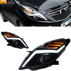 Luces de Coche para <span class=keywords><strong>Chevrolet</strong></span> <span class=keywords><strong>Spark</strong></span>, Faro LED 2011-2014, Lámpara de Cabeza para <span class=keywords><strong>Spark</strong></span> GT, Faros Delanteros con Proyector DRL, Accesorios Automotrices - Product Image 1