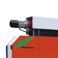Planta de fabricación de procesamiento de madera aerodinámico STR aserradero JSM450 máquina de sierra de cinta de resierra horizontal automática
