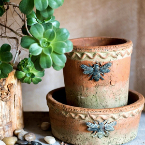 กระถางดอกไม้ทรงรีแบบใหม่ สีแดง รักษ์โลก ทำจากเซรามิก ลายดอกไม้โบราณ สไตล์วินเทจ อเมริกัน ยุโรป แบบชนบท ขนาดใหญ่ สำหรับสวน - Product Image 2