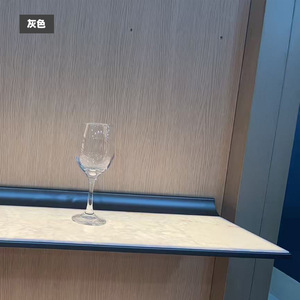 High-end Aluminum Alloy Wall-Mounted Display Stand with Lighting and Marble Stripes <b>for</b> Display and Storage - Product Image 3