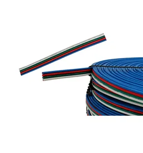 YangTai Ul2468 22awg 20awg 18awg 2core 3core 4 cores Flat Electrical Wire Cable For Led Strip appliance