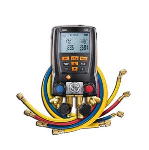 ชุดเกจวัดความดันดิจิตอล Testo 557s สำหรับระบบ HVAC พร้อมมิเตอร์อัจฉริยะและบล็อก 4 ทาง - Product Image 2