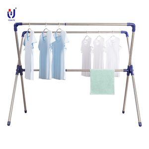Balcón plegable forma de <span class=keywords><strong>mariposa</strong></span> soporte de tela ajustable tendedero secador de ropa - Product Image 3