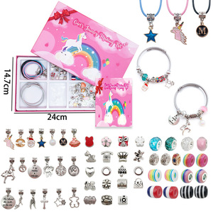 JBZ Brand Wholesale Children's Trendy DIY Alloy <b>Bracelet</b> <b>Making</b> <b>Kit</b> with 66PCS Handmade <b>Bead</b> Charm <b>Bracelets</b> From Chongqing - Product Image 2