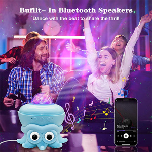 Lámpara <span class=keywords><strong>de</strong></span> <span class=keywords><strong>Noche</strong></span> Inteligente con Proyección <span class=keywords><strong>de</strong></span> Océano y Pulpo, Alimentada por USB, <span class=keywords><strong>de</strong></span> ABS, para Niños, Lámpara LED <span class=keywords><strong>de</strong></span> Cabecera, Proyector <span class=keywords><strong>de</strong></span> Galaxia y Estrellas para Techo con Temporizador - Product Image 4