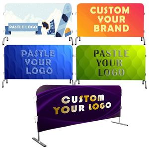 Portable Crowd Control Barricade Jacket Cover Sports & Events Printed Sport Event - Product Image 1