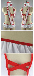 सेक्सी नर्स रोleplay पोशाक फर्म नियंत्रण शरीर सूट प्लस आकार कोस्प्ले टेडी लिंगेरी - Product Image 6