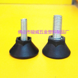 Cross Shaped <b>Adjustable</b> Plastic Feet 25mm Diameter 6x25mm Screw Type Furniture <b>Leg</b> For <b>Table</b> Easy Installation - Product Image 1