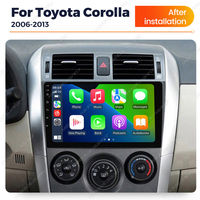 MEKEDE Autoradio Multimédia Android Auto Car-Play 2+32 Go 4 Cœurs avec Navigation GPS pour Toyota Corolla 2006-2013