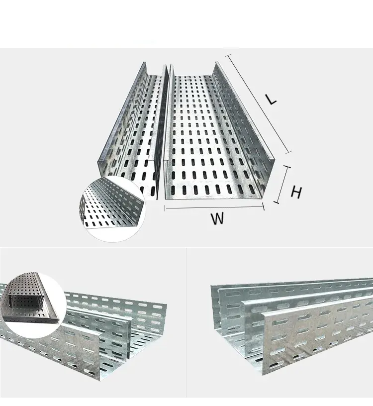 Hot sale Galvanized Steel Cable Tray and Perforated Cable Tray Supporting System outdoor used