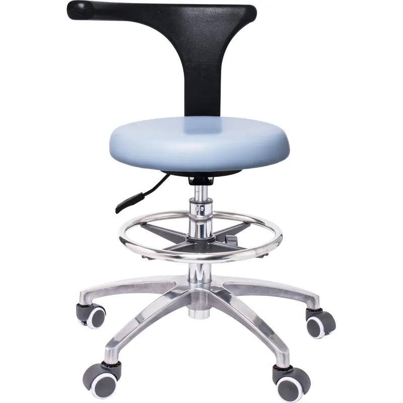 PUフォームシート付き歯科用スツール回転可能360度移動柔軟に歯科用椅子医療用スツール