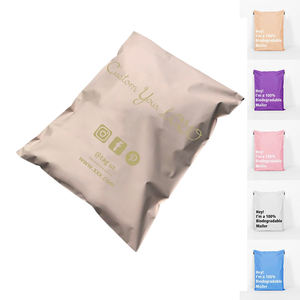 Enveloppes en polyéthylène recyclées personnalisées en gros pour l'expédition de vêtements, lot de 6x9, sacs d'expédition imperméables - Product Image 1