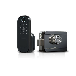 Giá Rẻ Thông Minh Điện Rim Khóa Với Tuya Tuya Ứng Dụng Điều Khiển <span class=keywords><strong>Bluetooth</strong></span> Wifi Ngoài Trời Cổng Cửa Vân Tay Không Dây Thông Minh Khóa - Product Image 1