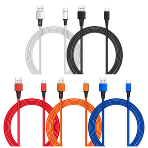 Nuovi Cavi di Ricarica e Cavo USB-A a Type-C Comunemente Intrecciato in Nylon, Accessori Usati, Cavo Dati per iPhone 17 16 15. - Product Image 1