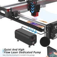 Pompe à air pour gravure laser ActionLasers Twotrees, pour objets cylindriques, canettes, dispositif rotatif pour machine de marquage laser