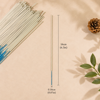 Vente en gros d'usine, lot de 100 bâtonnets de bambou parfumés, bâtonnets aromatiques de 10 pouces, bâtonnets d'encens longue durée, parfum de sauge
