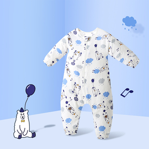 OEM en Chine Vente en gros Mousseline douce et mignonne pour bébé et enfants <span class=keywords><strong>Double</strong></span> couche de <span class=keywords><strong>gaze</strong></span> Sac de couchage en coton biologique - Product Image 4